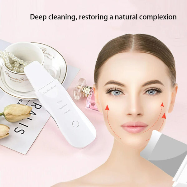 Deep Cleansing Face Spatula || Ultrasonic Skin Scrubber